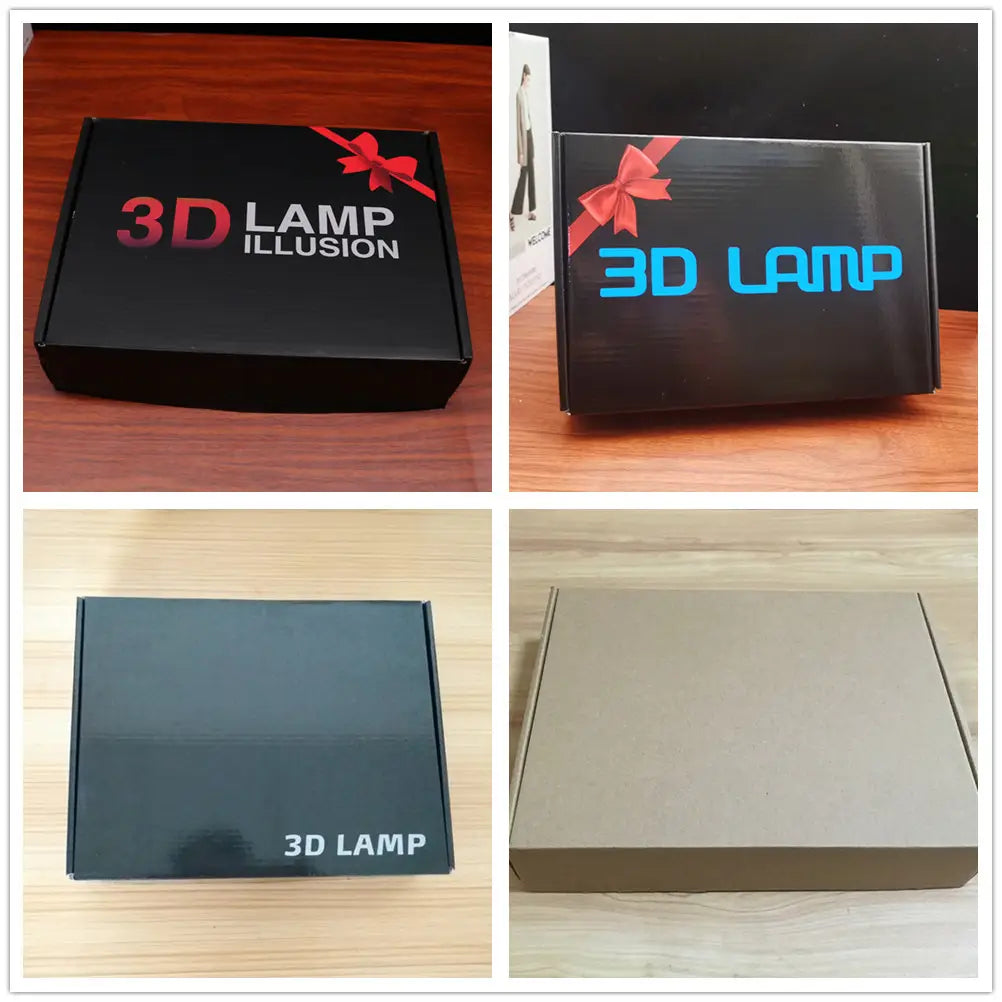 3D LED Mountain Bike Sleep Light Black